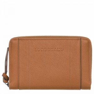 Longchamp 3D Lommebok Dame Beige Norge | L3622HCV016