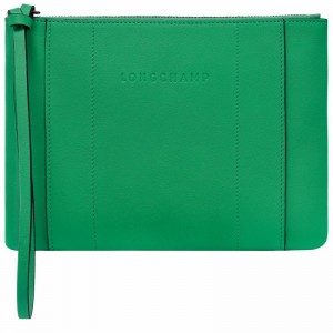 Longchamp 3D Pouches Dame Grønn Norge | 30032HCV129