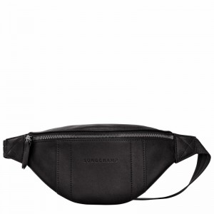 Longchamp 3D S Midjeveske Dame Svarte Norge | 20054HCV001