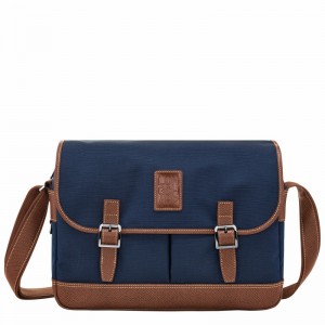 Longchamp Boxford L Crossbody Veske Herre Blå Norge | L2824080127