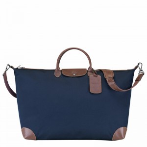 Longchamp Boxford M Reiseveske Herre Blå Norge | L1625080127-