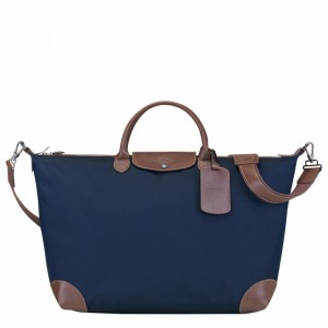 Longchamp Boxford S Reiseveske Dame Blå Norge | L1624080127