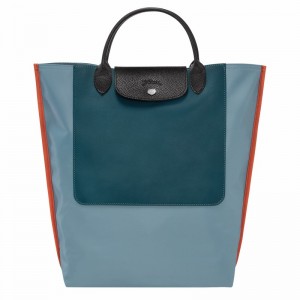 Longchamp Cabas Longchamp M Tote Veske Dame Blå Norge | 10264093427