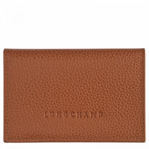 Longchamp Le FOULONNÉ Kortholder Dame Caramel Norge | L3243021121