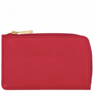 Longchamp Le FOULONNÉ Kortholder Dame Rød Norge | 30036021C39