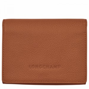 Longchamp Le FOULONNÉ Lommebok Dame Caramel Norge | 30021021121