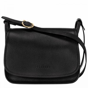 Longchamp Le FOULONNÉ M Crossbody Veske Dame Svarte Norge | 10135021001