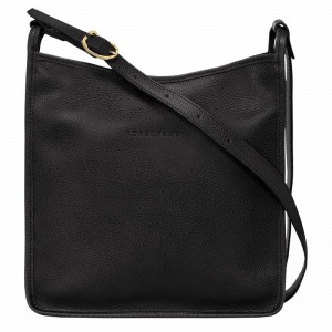 Longchamp Le FOULONNÉ M Crossbody Veske Dame Svarte Norge | 10140021001