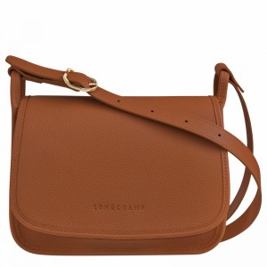 Longchamp Le FOULONNÉ M Crossbody Veske Dame Caramel Norge | 10135021121