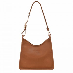 Longchamp Le FOULONNÉ M Hobo Veske Dame Caramel Norge | 10155021121