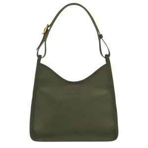 Longchamp Le FOULONNÉ M Hobo Veske Dame Khaki Norge | 10155021892