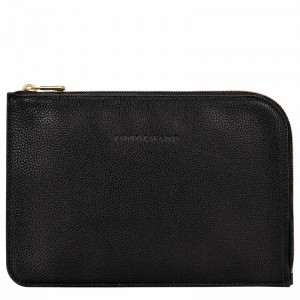 Longchamp Le FOULONNÉ Pouches Dame Svarte Norge | 30040021001