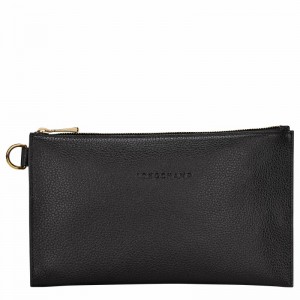 Longchamp Le FOULONNÉ Pouches Dame Svarte Norge | L2541021001