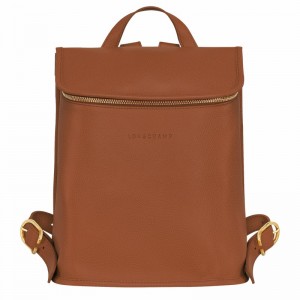 Longchamp Le FOULONNÉ Ryggsekker Dame Caramel Norge | 10195021121