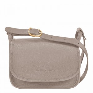 Longchamp Le FOULONNÉ S Crossbody Veske Dame Grå Norge | 10134021P55