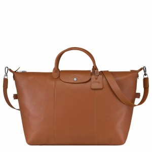 Longchamp Le FOULONNÉ S Reiseveske Dame Caramel Norge | L1624021F72