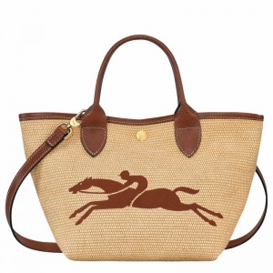 Longchamp Le Panier Pliage S Håndveske Dame Brune Norge | 10144HZB035