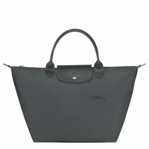 Longchamp Le Pliage Green M Håndveske Dame Dyp Grå Norge | L1623919P66