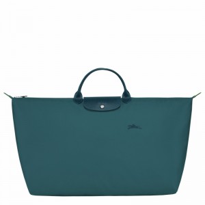 Longchamp Le Pliage Green M Reiseveske Herre Påfugl Norge | L1625919P89-