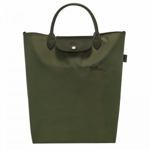 Longchamp Le Pliage Green M Tote Veske Herre Grønn Norge | 10168919479-