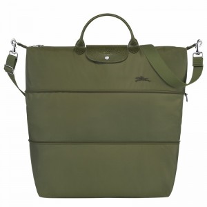 Longchamp Le Pliage Green expandable Reiseveske Herre Grønn Norge | L1911919479-