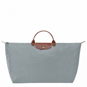 Longchamp Le Pliage Original M Reiseveske Herre Grå Norge | L1625089P80-