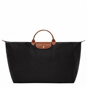 Longchamp Le Pliage Original M Reiseveske Herre Svarte Norge | L1625089001-