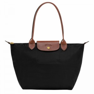 Longchamp Le Pliage Original M Tote Veske Dame Svarte Norge | L2605089001