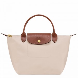 Longchamp Le Pliage Original S Håndveske Dame Hvite Norge | L1621089P71