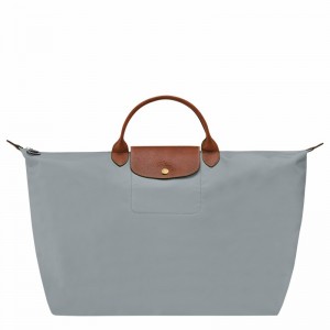 Longchamp Le Pliage Original S Reiseveske Herre Grå Norge | L1624089P80-