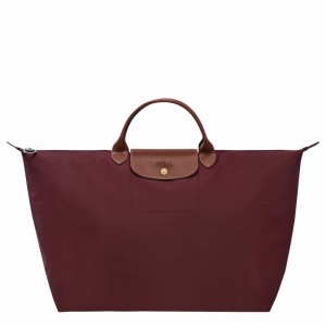 Longchamp Le Pliage Original S Reiseveske Herre Burgunder Norge | L1624089P87-