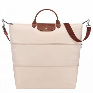 Longchamp Le Pliage Original expandable Reiseveske Dame Hvite Norge | L1911089P71