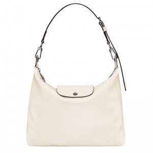 Longchamp Le Pliage Xtra M Hobo Veske Dame Hvite Norge | 10189987037