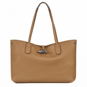 Longchamp Le Roseau Essential L Tote Veske Dame Khaki Norge | L2686968026