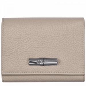 Longchamp Le Roseau Essential Lommebok Dame Grå Norge | 30021968266