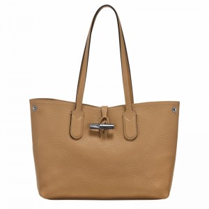 Longchamp Le Roseau Essential M Tote Veske Dame Khaki Norge | 10183968026