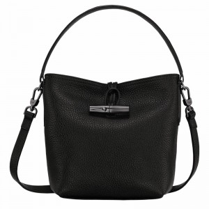 Longchamp Le Roseau Essential XS Bøtteposer Dame Svarte Norge | 10159968001