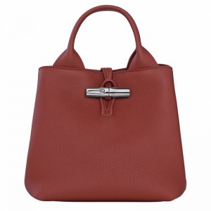 Longchamp Le Roseau S Håndveske Dame Brune Norge | 10273HFP404