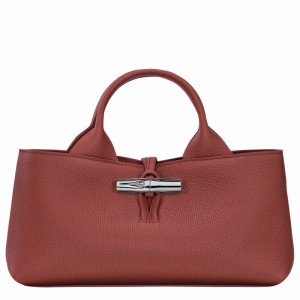 Longchamp Le Roseau S Håndveske Dame Brune Norge | 10280HFP404