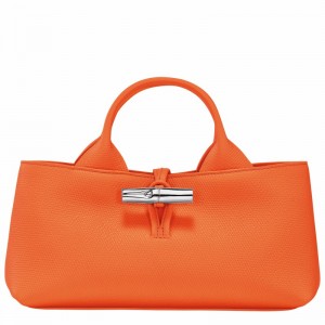 Longchamp Le Roseau S Håndveske Dame Oransje Norge | 10280HFP017