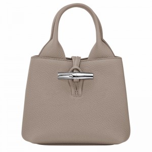 Longchamp Le Roseau XS Håndveske Dame Grå Norge | 10278HFP266