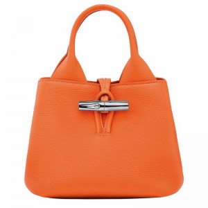 Longchamp Le Roseau XS Håndveske Dame Oransje Norge | 10278HFP017