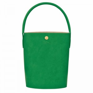 Longchamp ÉPURE S Bøtteposer Dame Grønn Norge | 10161HYZ129