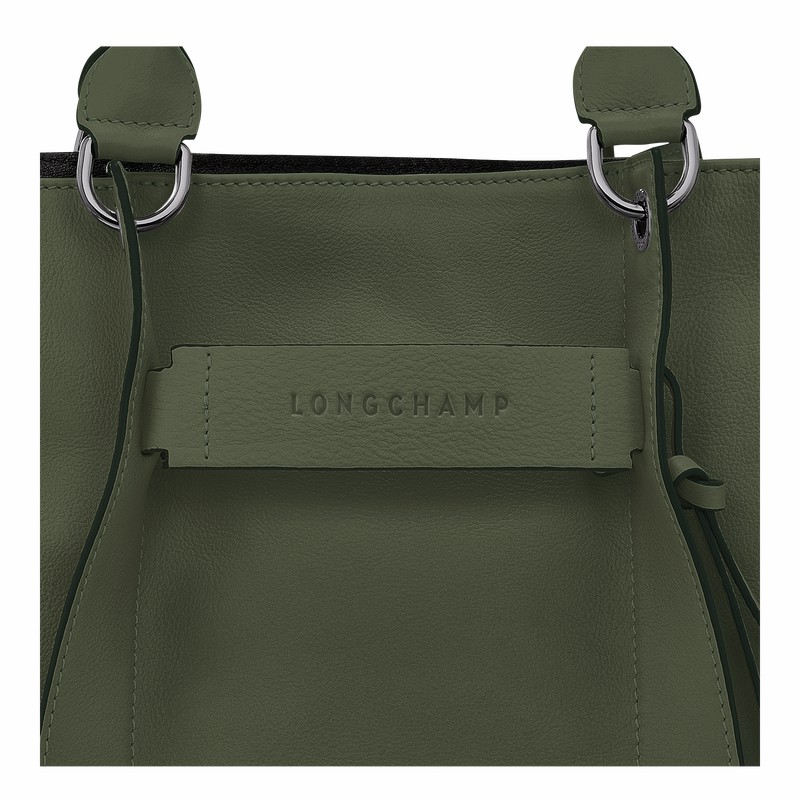 Longchamp 3D L Håndveske Dame Khaki Norge | 10198HCV292