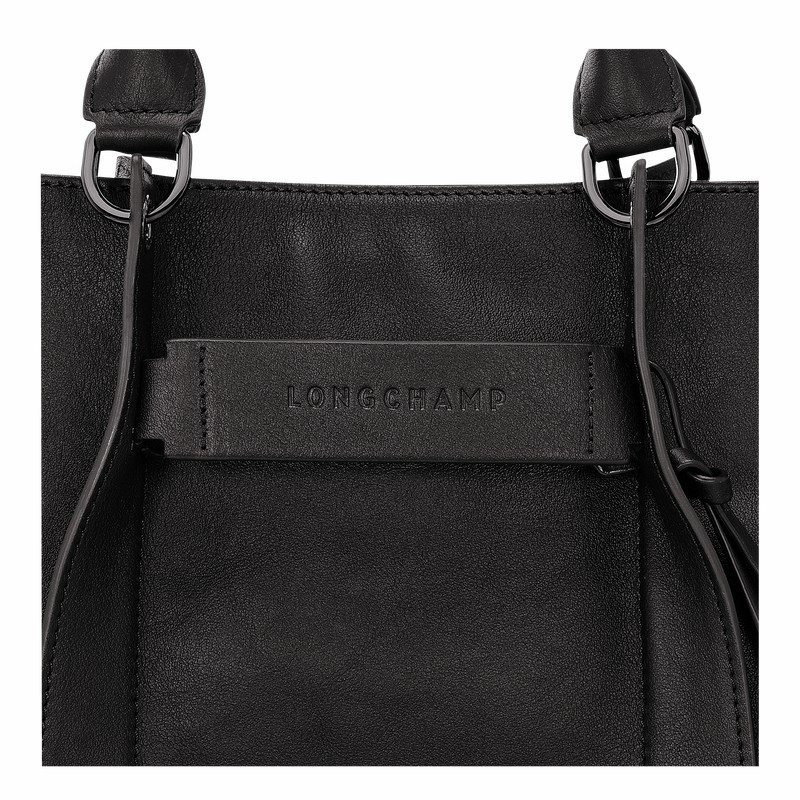 Longchamp 3D L Håndveske Dame Svarte Norge | 10198HCV001