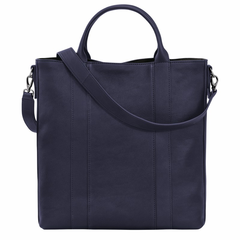 Longchamp 3D L Tote Veske Dame Marineblå Norge | 20052HCV645