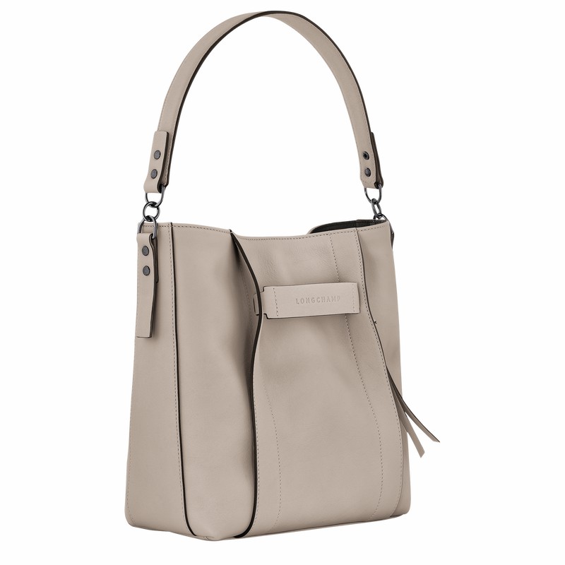 Longchamp 3D M Hobo Veske Dame Grå Norge | 10225HCV299