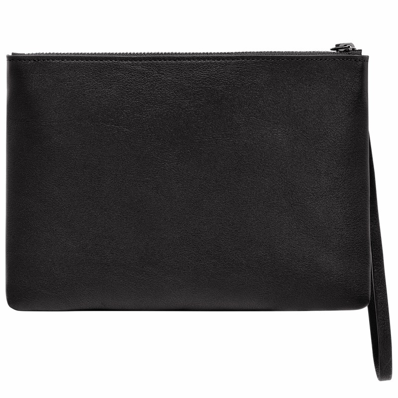 Longchamp 3D Pouches Dame Svarte Norge | 30032HCV001