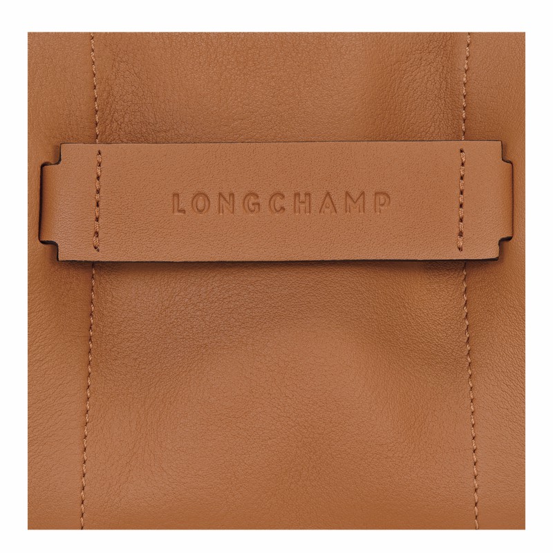 Longchamp 3D S Crossbody Veske Dame Beige Norge | 10199HCV016