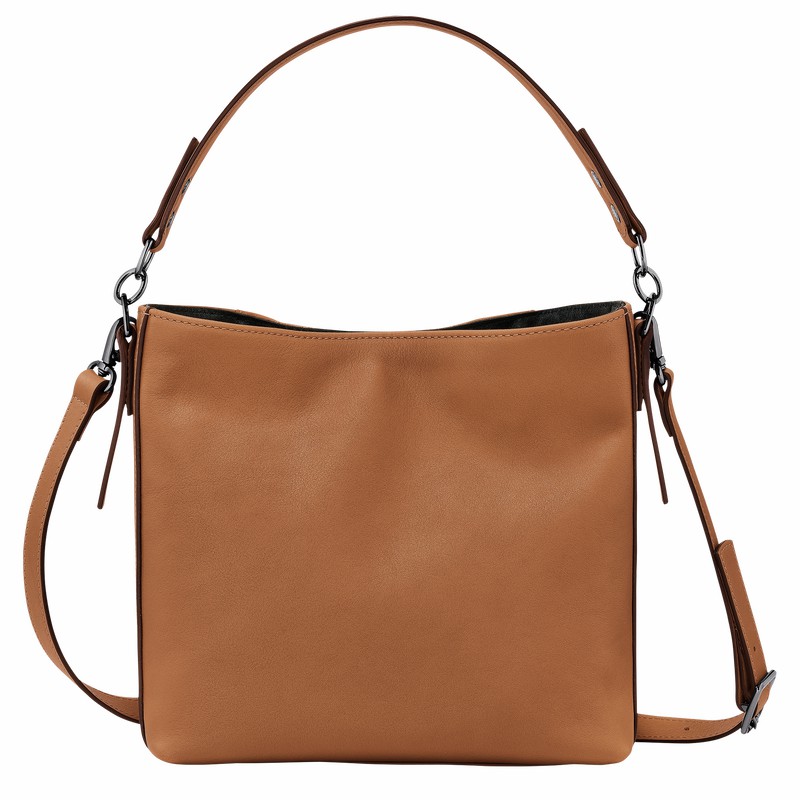 Longchamp 3D S Crossbody Veske Dame Beige Norge | 10215HCV016